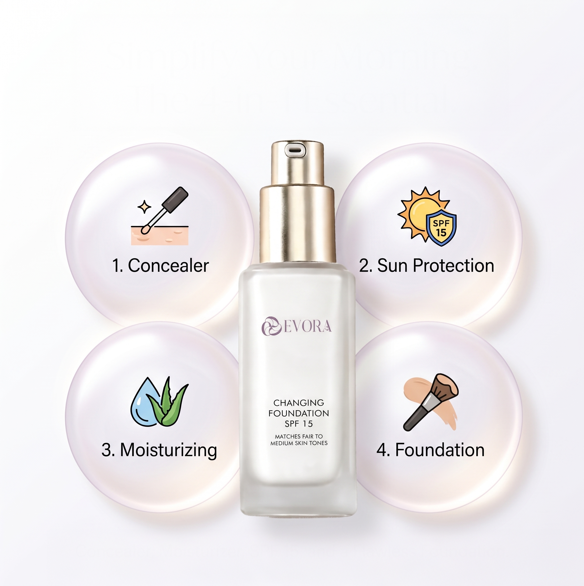 Evora Smart Tone Foundation